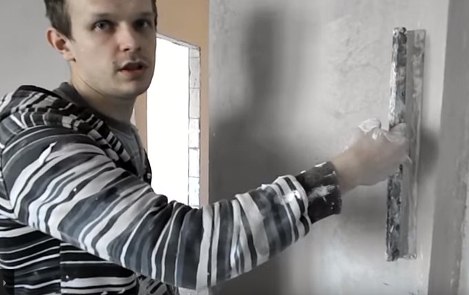 Шпатлевка стен